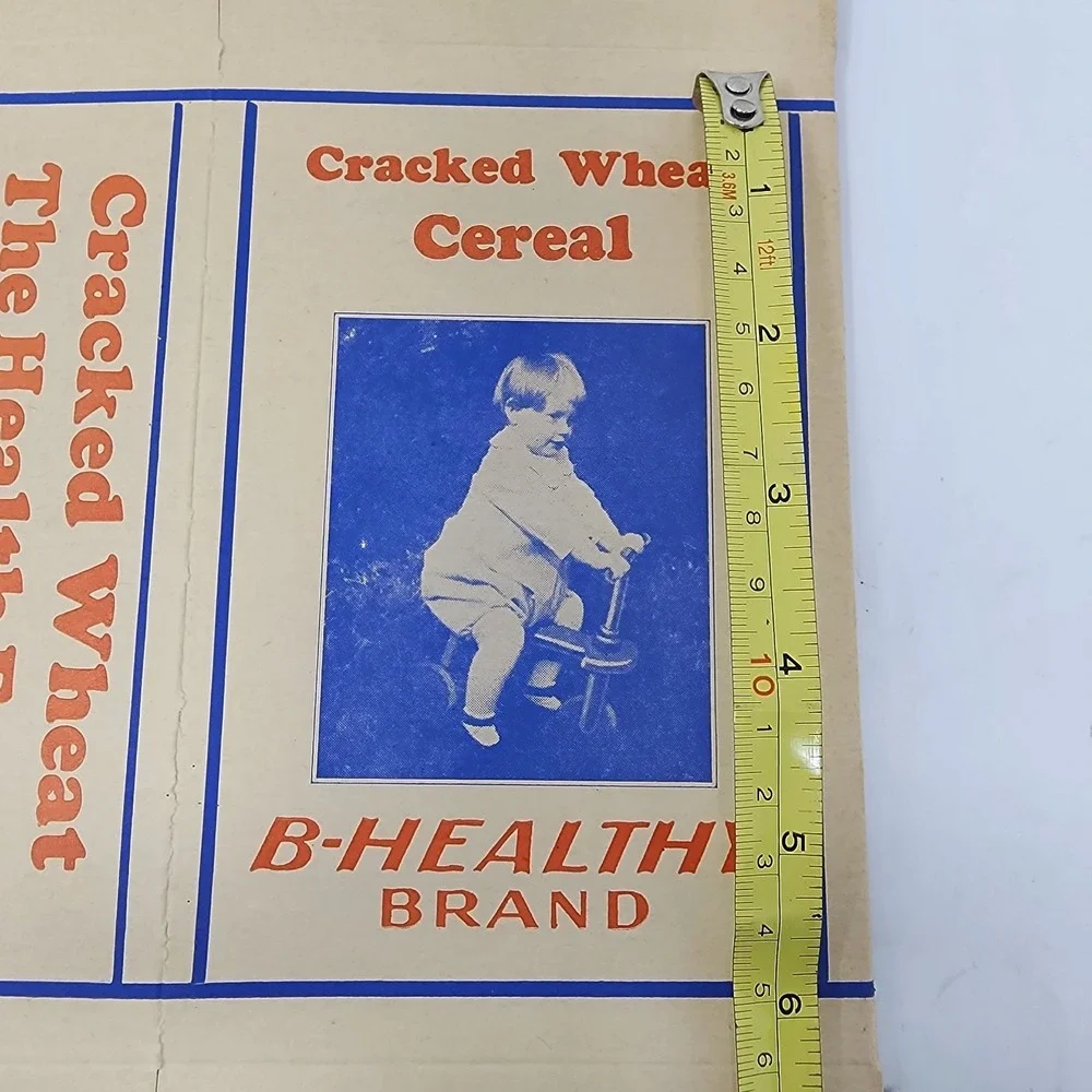 Vintage Dain-Tee Cereal Box B-Healthy Brand Plymouth‎ Food Products Connecticut